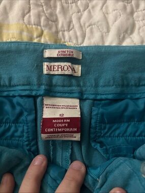 Merona Teal womens Modern Fit Shorts